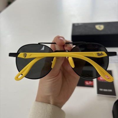 Ray-Ban Ferrari Sunglasses Yellow | eBay