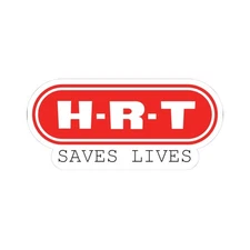 HRT Saves Lives Sticker - H-E-B Logo Parody Vinyl Decal