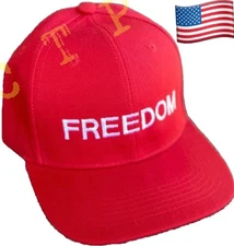 Charlie Kirk "True Patriot" FREEDOM Embroidered Baseball Cap Turning Point - USA