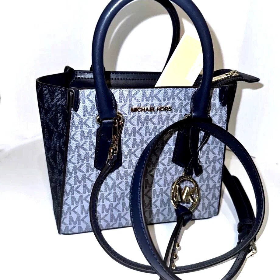 Michael Kors Kris Small Signature Satchel Crossbody Pale Blue NEW🎀NWT🎁 - Image 2 of 4