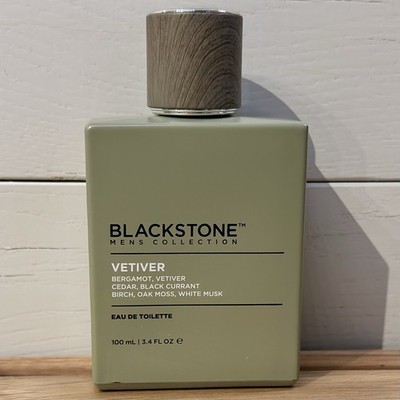 Blackstone Vetiver Men s Fragrance Eau De Toilette Earthy Cologne NWOB 3.4oz EDT