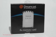 Dreamcast 4x Memory Card MK-50140 - Sega 2000 Brand New