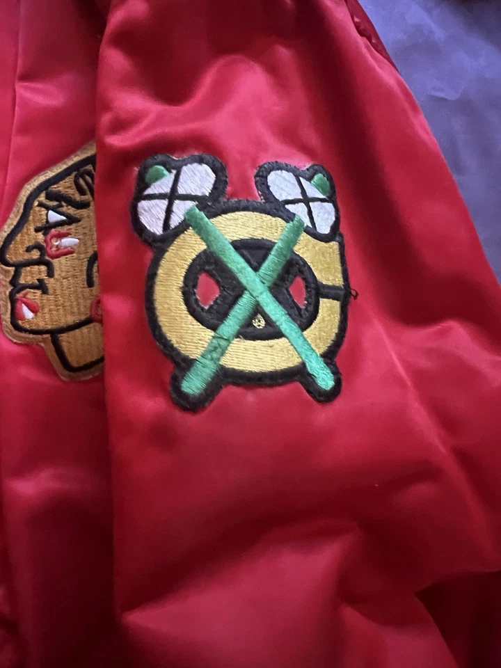 Куртка стартовая Chicago Blackhawks красная НХЛ большая - Изображение 3 из 4