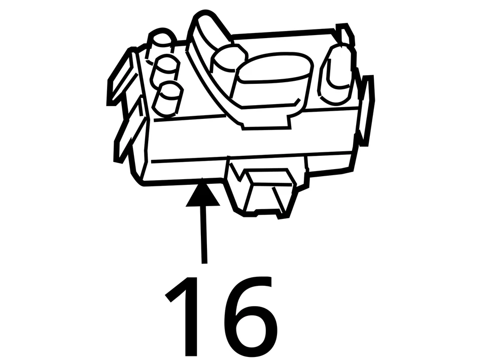SE ADAPTA * INTERRUPTOR DE ASIENTO ELÉCTRICO CHRYSLER PACIFICA 2004 YD07XDVAE - NUEVO OEM Foto 4 de 4