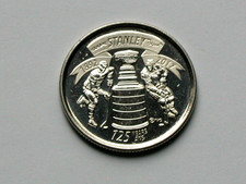 2017 CANADA Stanley Cup Trophy Coin - 25 Cents - NHL Hockey - NOTABLE SCRATCH