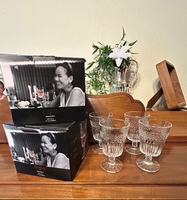 Bombay Diamant Crystal Style Goblets 12 PCS
