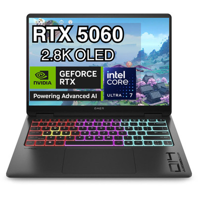 HP OMEN Transcend 14-fb1007na RTX 5060 Ultra 7 255H 32GB RAM 1TB SSD 120Hz OLED