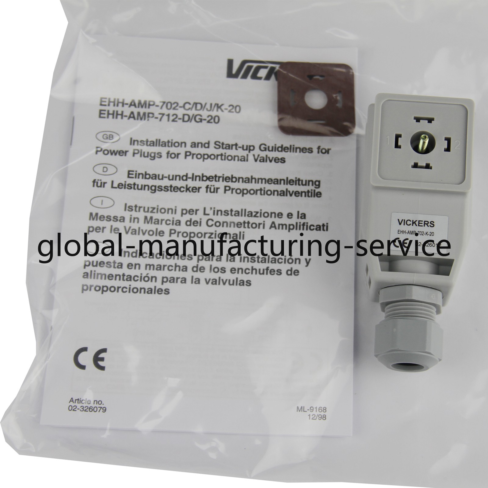 1PC New VICKERS EHH-AMP-702-K-20 plug amplifier 02-326012