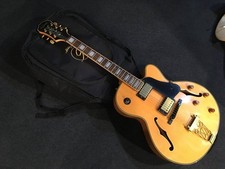 Guitarra Eléctrica Epiphone Emperor 1996 Archtop Natural Abeto Cuerpo Hueco Corea