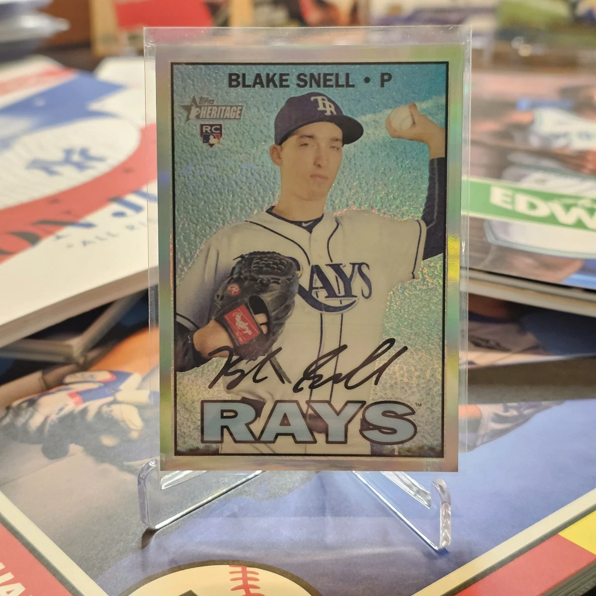 Blake Snell Baseball Serial Numbered Sports Trading Cards