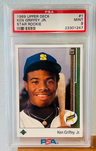 1989 Upper Deck Ken Griffey Jr. #1 Rookie PSA 9
