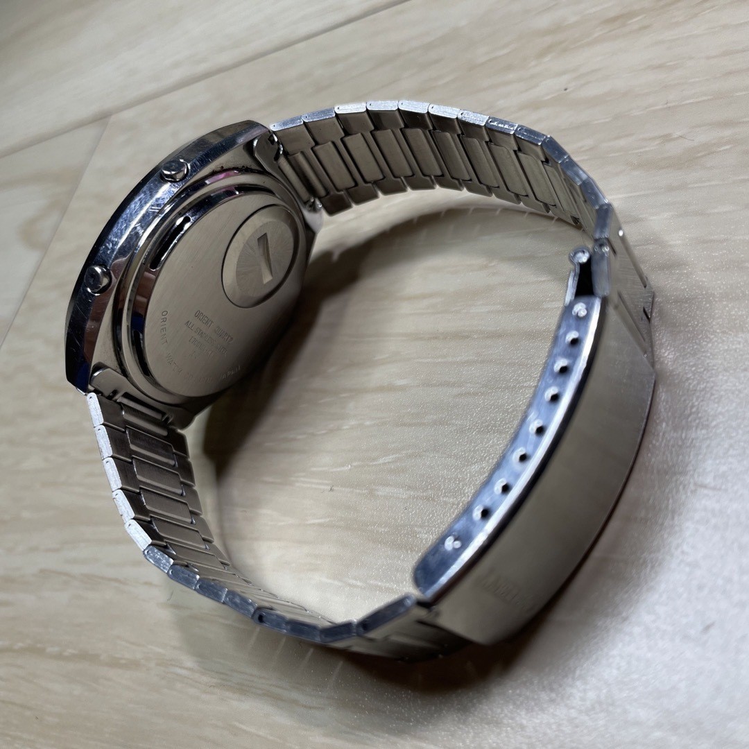 【激レア】ORIENT MUSIC ALARM 腕時計 Orient Music Alarm Digital Watch Vintage 20cm7.87in Blue Dial