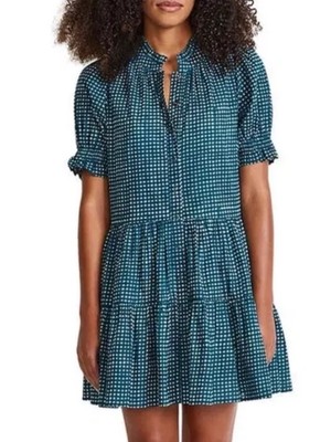 delamere mini dress red polka Delamere Mini Dress Blue / Navy Polka