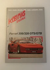 Koenig Specials, Car Tuning, Ferrari 308 /328 GTS / GTB, Brochure, 