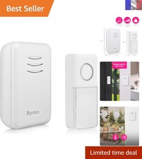 Sonnette Sans Fil Byron DBY-22311NP - Patine Extérieure Avec Volume Réglable