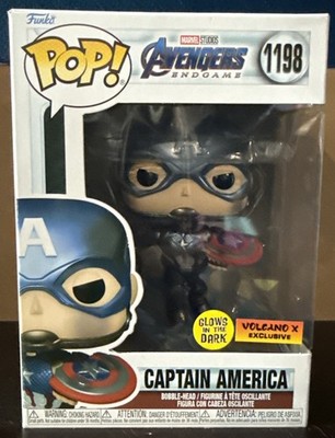 Funko Pop! Vinyl: Marvel - Captain America - Volcano X (Exclusive) #1198