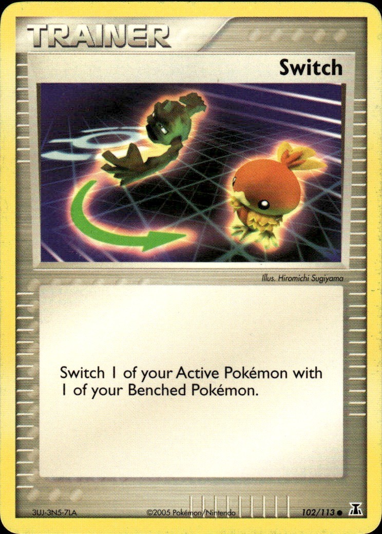 Switch Common EX Ruby and Sapphire 92/109 Item Pokemon Card