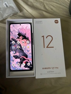 Xiaomi 12T Pro - 256GB - Schwarz (Ohne Simlock) (Dual SIM)