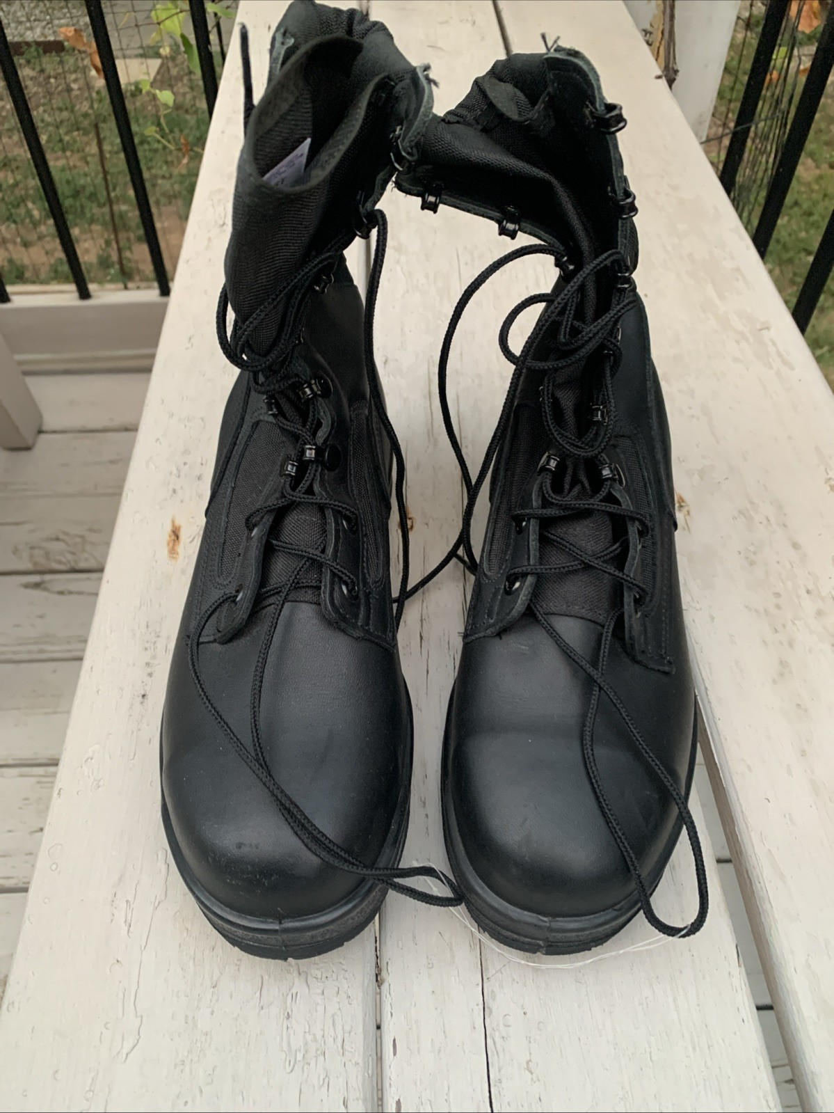 BELLEVILLE 300 TRP ST HOT WEATHER BLACK STEEL TOE BOOTS MEN’S Sz 7.5W NEW NO TAG