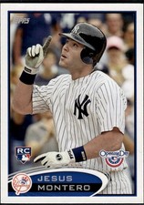 Jesus Montero 2012 Topps Opening Day New York Yankees Rookie #102