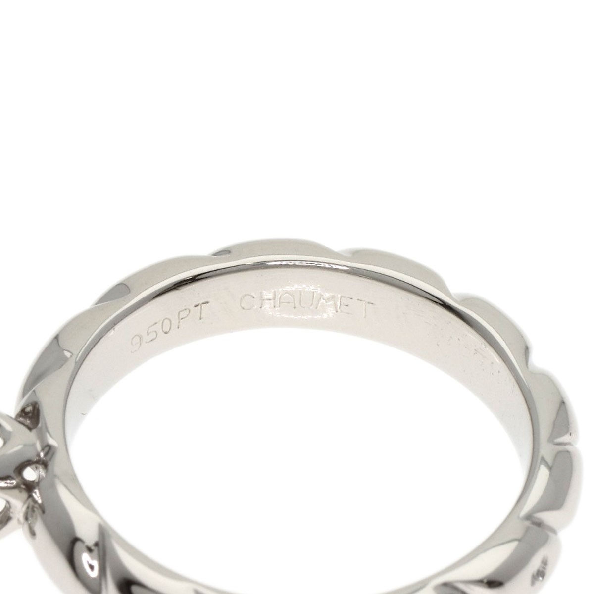 Chaumet  Torsade Diamond Ring Platinum PT950  Ladies [Used]