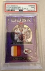 2024 Panini Obsidian Dusk Memorabilia Patrick Mahomes Purple /49 SSP PSA MINT 9