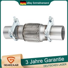 Flexrohr + 2x Schellen 45x100/210mm Universal kompatibel mit Opel für VW