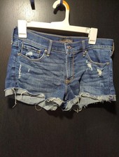 Abercrombie  Fitch Distressed Denim Cutoff Shorts Size 28