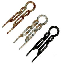 3 PCS Elegant Hairpin Premium Hair Clips Universal Design All Types ASet
