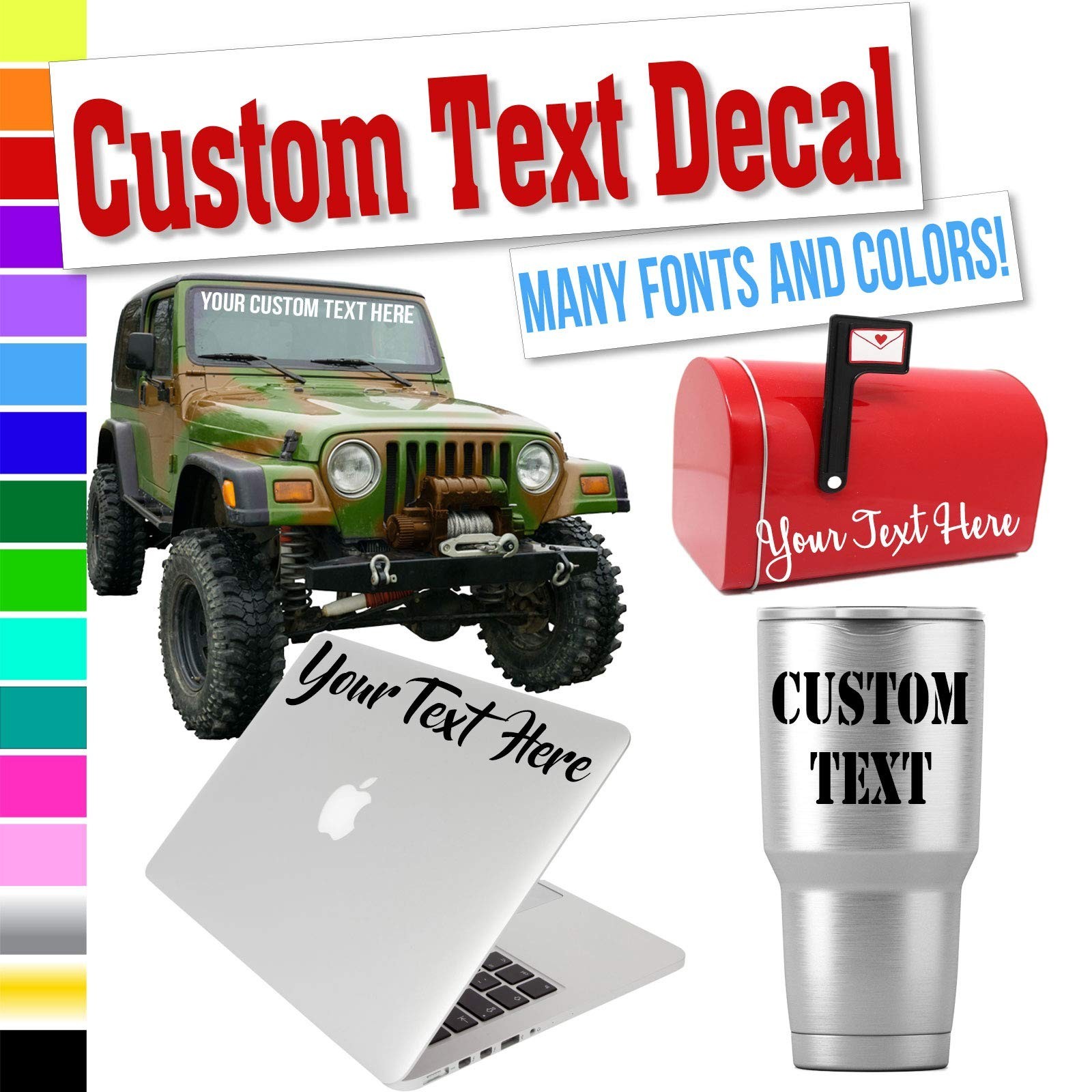 Compatible With Tumbler Cup, Laptop, Phones, B...