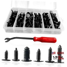 146PCS Auto Body Clips Nylon Bumper Shield Retainer Clip, Fender Flar, Blind