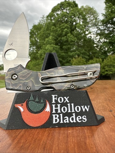 SPYDERCO CHAPARRAL RAFFIR NOBLE HANDLES CTS-XHP STAINLESS C152RNP FOLDING KNIFE - Picture 2 of 18