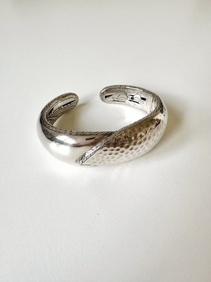 John Hardy Sterling Silver Cuff Bracelet 925 58g Guy Bedarida Signed