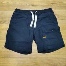 G Star Front Pocket Sport Cargo Shorts Mens W38 Navy Blue Combat Outdoot Casual
