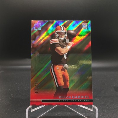 Dillon Gabriel 2025 Panini Photogenic Red 156 #/125 Cleveland Browns Rookie