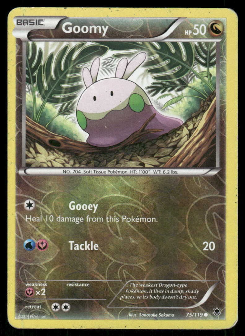 Pokemon Goomy Phantom Forces 75/119 Reverse Holo C LP