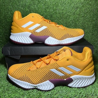 Size 14 - Adidas Pro Bounce 2018 Low Collegiate Gold