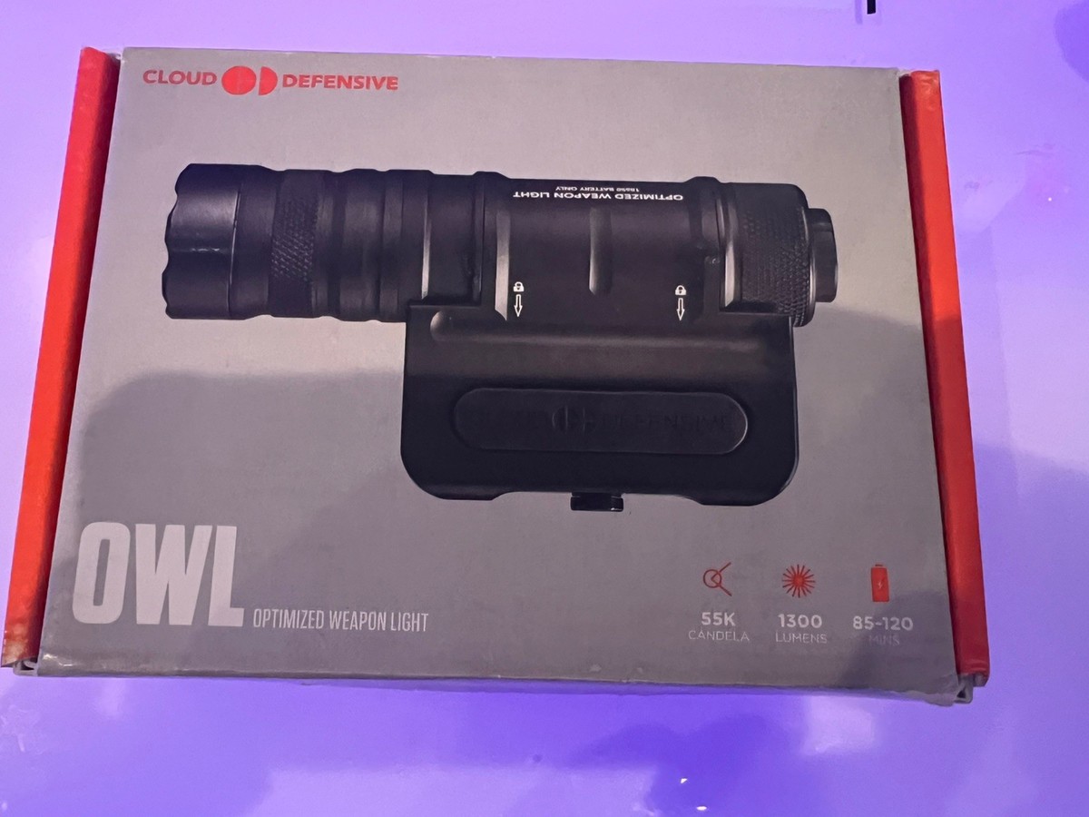 Cloud Defensive Owl Optimized Weapon Light - Black (OWL-BLK) for
