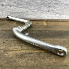 Mongoose BMX 1-Piece Crankset Stamped Crank SS127 Silver Steel OPC