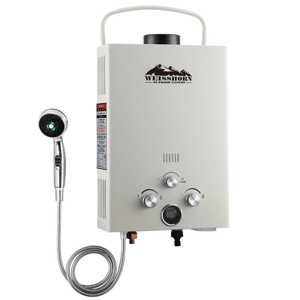 Weisshorn Gas Hot Water Heater Portable Shower Camping LPG Outdoor Instant  4wd for sale online | eBay