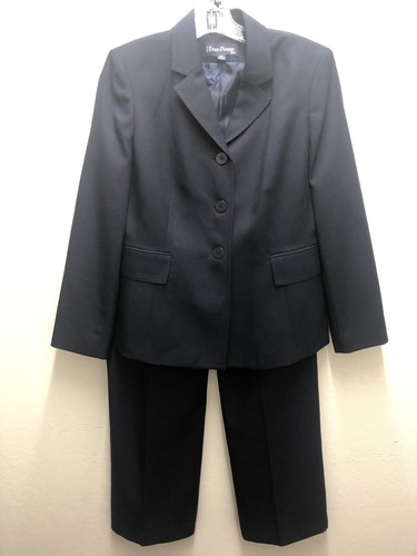 10 Petite Navy Blue Suit Blazer Pants 