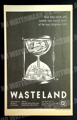 Wasteland DC Comics Trade Print Magazine Ad Poster ADVERT Del Close David Lloyd