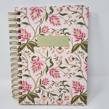 LADY JAYNE Notebook Journal Pink Floral Print 250 Pages Lined