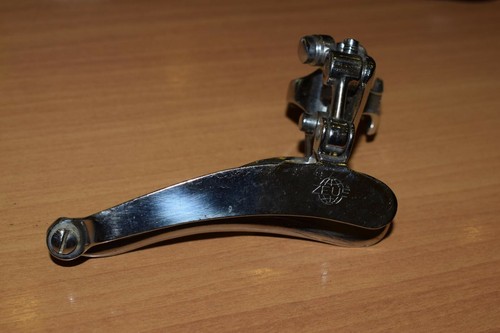 Desviador delantero ZEUS / Campagnolo 28,6 mm 1 1/8 abrazadera sobre aluminio vintage usado - Imagen 10 de 10