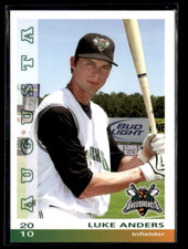 Luke Anders 2010 Augusta Green Jackets Team Set