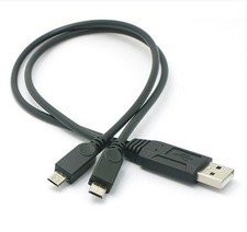Spiral-Micro-USB-Kabel 1-2 FT – Dehnbar, Für Smartphone, Tablet & Controller