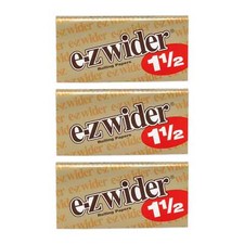 EZ Wider Gold 1 1/2 Light Cigarette Paper Rolling Papers 72 Leaves 3 Packs