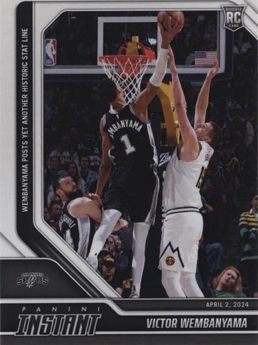 PSA 10 2023 Panini Instant First Look Victor Wembanyama 1st Spurs