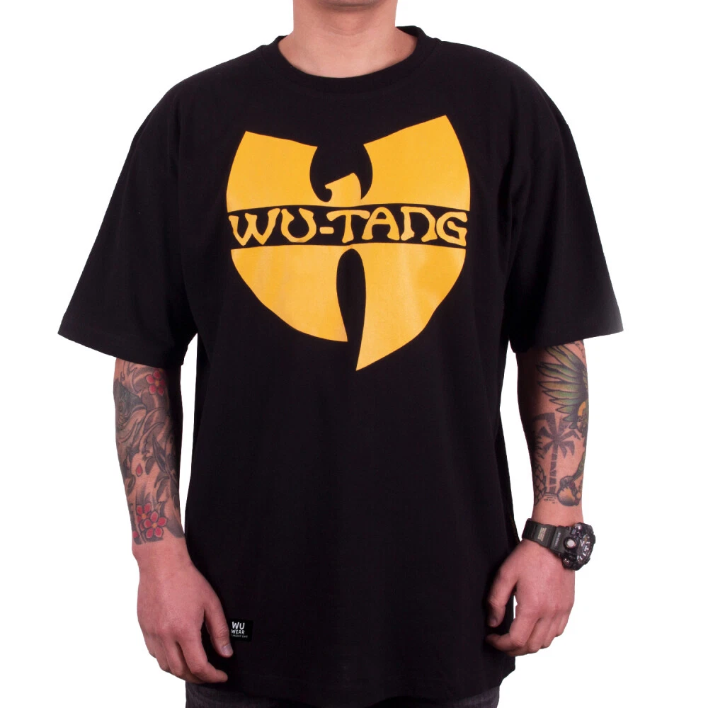 WU WEAR WU TANG CLAN LOGO T501B T-SHIRT BLACK