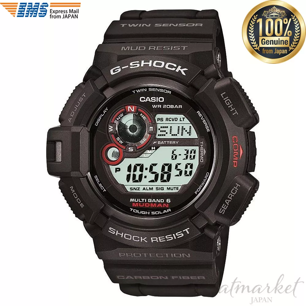 CASIO G-SHOCK MUDMAN Solar powered Radio controlled Watch Men's Japan New  F/S 4971850941880